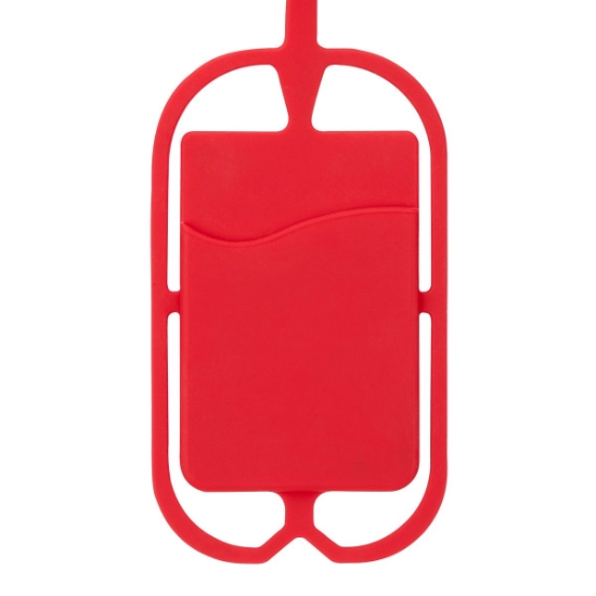 Mercado Silicone Phone Lanyard - Red