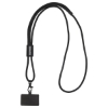 Lany Adjustable RPET Phone Lanyard - Black
