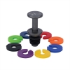 Rocco Aluminum Bottle Stopper with Glass Markers