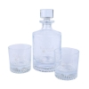 Wellington Kingsley Whiskey Decanter & Glasses Set - Clear