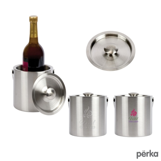 Perka Quinton 1.3L Double Wall, Stainless Steel Ice Bucket