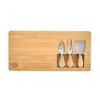 Morrissey 4-Piece Bamboo Cheese Set - Natural
