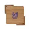 Brandon IV 4-Piece Bamboo Coaster Set - Natural