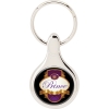 Apparier Round Keyring - Silver
