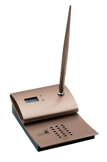 Magnifique Series Digital Clock and Pen Stand