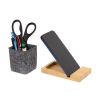 Renton Recycled Felt and Bamboo Pen/Device/Card Holder