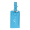 Fragolino Leather Luggage Spotter Tag - Light Blue