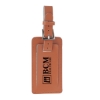 Fragolino Leather Luggage Spotter Tag - Orange