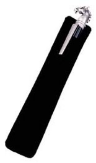 Pen Pouch Black Velour Pouch