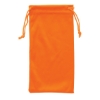 Vanda Microfiber Drawstring Pouch - Orange