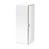Corrugated Drinkware Box with Full Color Label - White