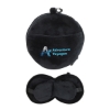 Journey Neck Pillow With Built-In Sleep Mask - Black