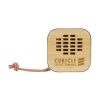 Asher 3W Recycled Aluminum / Bamboo Wireless Speaker