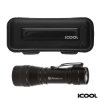 iCOOL Woodland Mini Rechargeable Tactical Flashlight - Black