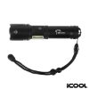 iCOOL Longmont Rechargeable 1000-Lumen Aluminum Tactical Flashlight - Black