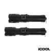 iCOOL Longmont Rechargeable 1000-Lumen Aluminum Tactical Flashlight