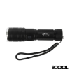 iCOOL Telluride Rechargeable 480-Lumen Aluminum Tactical Flashlight - Black