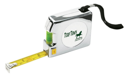 Shorewood 12' Chrome Tape Measure & Level