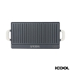 iCOOL Banff Reversible Cast Iron Griddle - Black