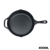 iCOOL Anchorage 10 Cast Iron Skillet / Frying Pan - Black