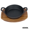 iCOOL Colter 7 Cast Iron Skillet