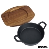iCOOL Colter 7 Cast Iron Skillet