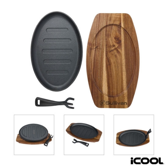 iCOOL Alpine 10 1/2 Cast Iron Skillet / Pan