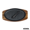 iCOOL Alpine 10 1/2 Cast Iron Skillet / Pan - Black