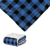 Brookline Micro Mink Sherpa Blanket - Blue