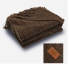 Luxura RPET Throw Blanket - Brown