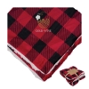 Brookline Micro Mink Sherpa Blanket - Red Plaid