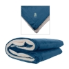 Stonebridge Micro Mink Sherpa Blanket - Navy