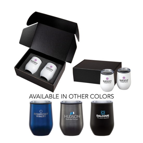 Matteo II Two-Piece Wine/Whiskey Tumbler Gift Set