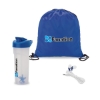 Vigor 3-Piece Fitness Gift Set - Blue