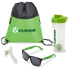 Athletic 4-Piece Fitness Gift Set - Green
