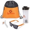 Athletic 4-Piece Fitness Gift Set - Orange