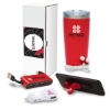 Analog 5-Piece Technology Gift Set - Red