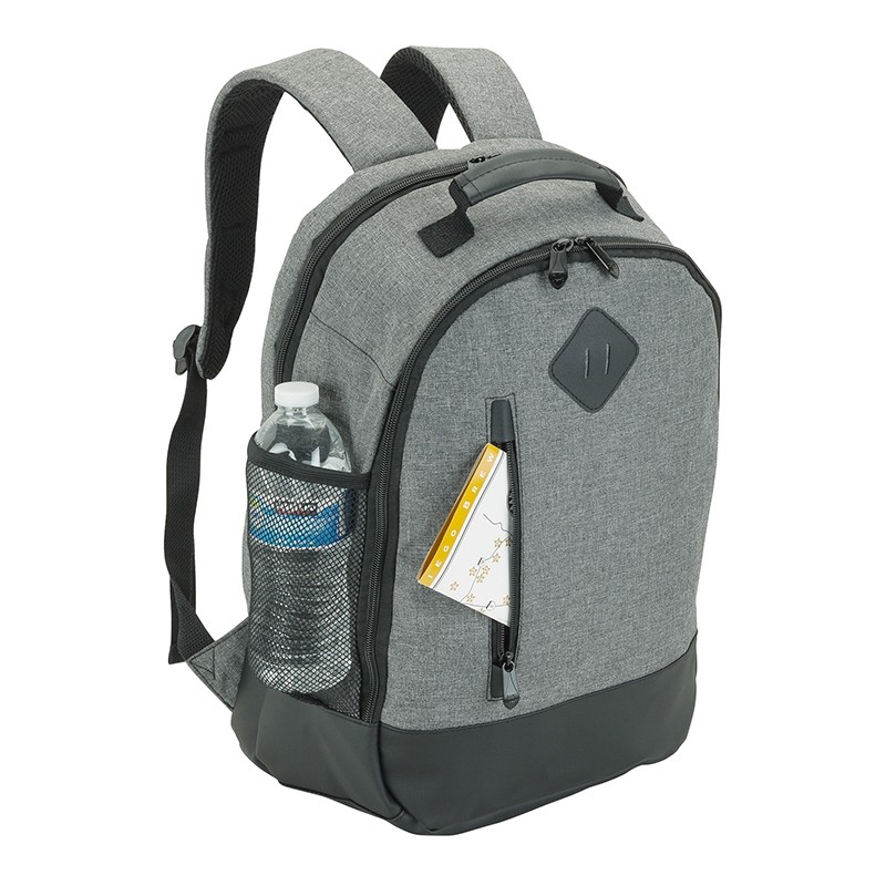 Custom Denim-Feel Laptop Backpack with Logo | Save Your Ink