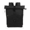 Casey PU Roll-Top Laptop Backpack