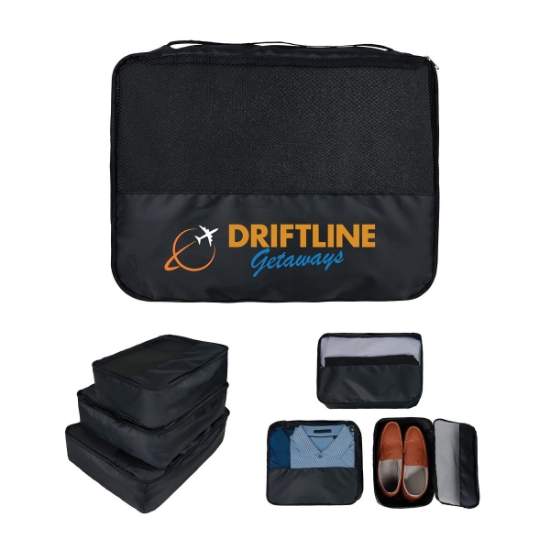 Flynn Recycled (RPET) 3-Piece Packing Cube Set