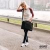 Solo New York Lead Slim Briefcase