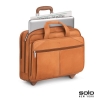 Solo New York Walker Leather Rolling Case