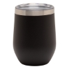 Aria 12 oz. Double Wall Vacuum Wine Cup - Black