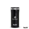 Liquid Fusion 12 oz. Double Wall, Stainless Steel Skinny Can Cooler - Black
