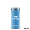 Liquid Fusion 12 oz. Double Wall, Stainless Steel Skinny Can Cooler - Light Blue