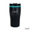 Perka Cortado 12 oz. Double Wall Recycled Stainless Steel Coffee Tumbler - Aqua