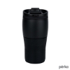 Perka Cortado 12 oz. Double Wall Recycled Stainless Steel Coffee Tumbler - Black