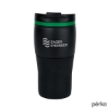 Perka Cortado 12 oz. Double Wall Recycled Stainless Steel Coffee Tumbler - Green