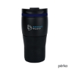 Perka Cortado 12 oz. Double Wall Recycled Stainless Steel Coffee Tumbler - Navy