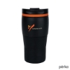 Perka Cortado 12 oz. Double Wall Recycled Stainless Steel Coffee Tumbler - Orange
